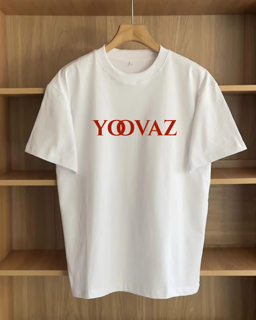 Yoovaz White Coloured Unisex Oversized Tshirt