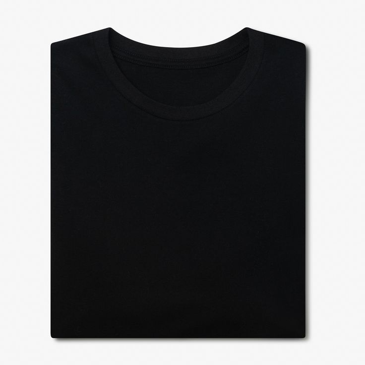 Classic Noir Black – Regular Fit T-Shirt for Men