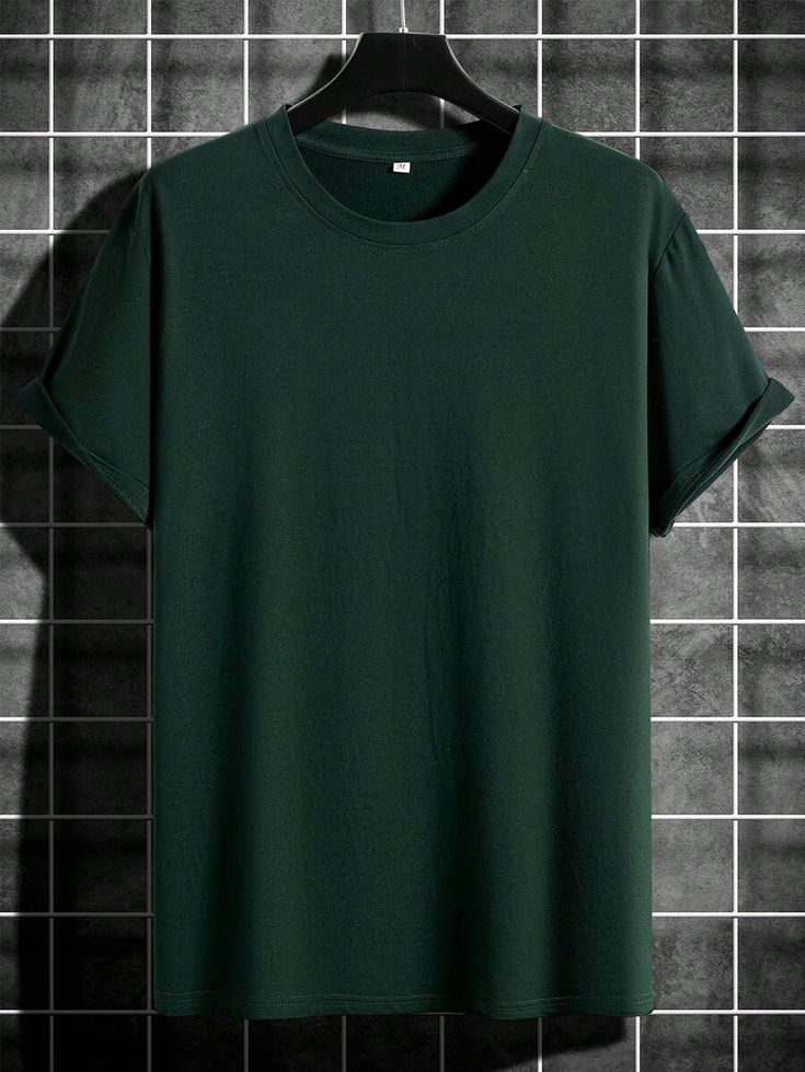 Classic dark green tshirt for female