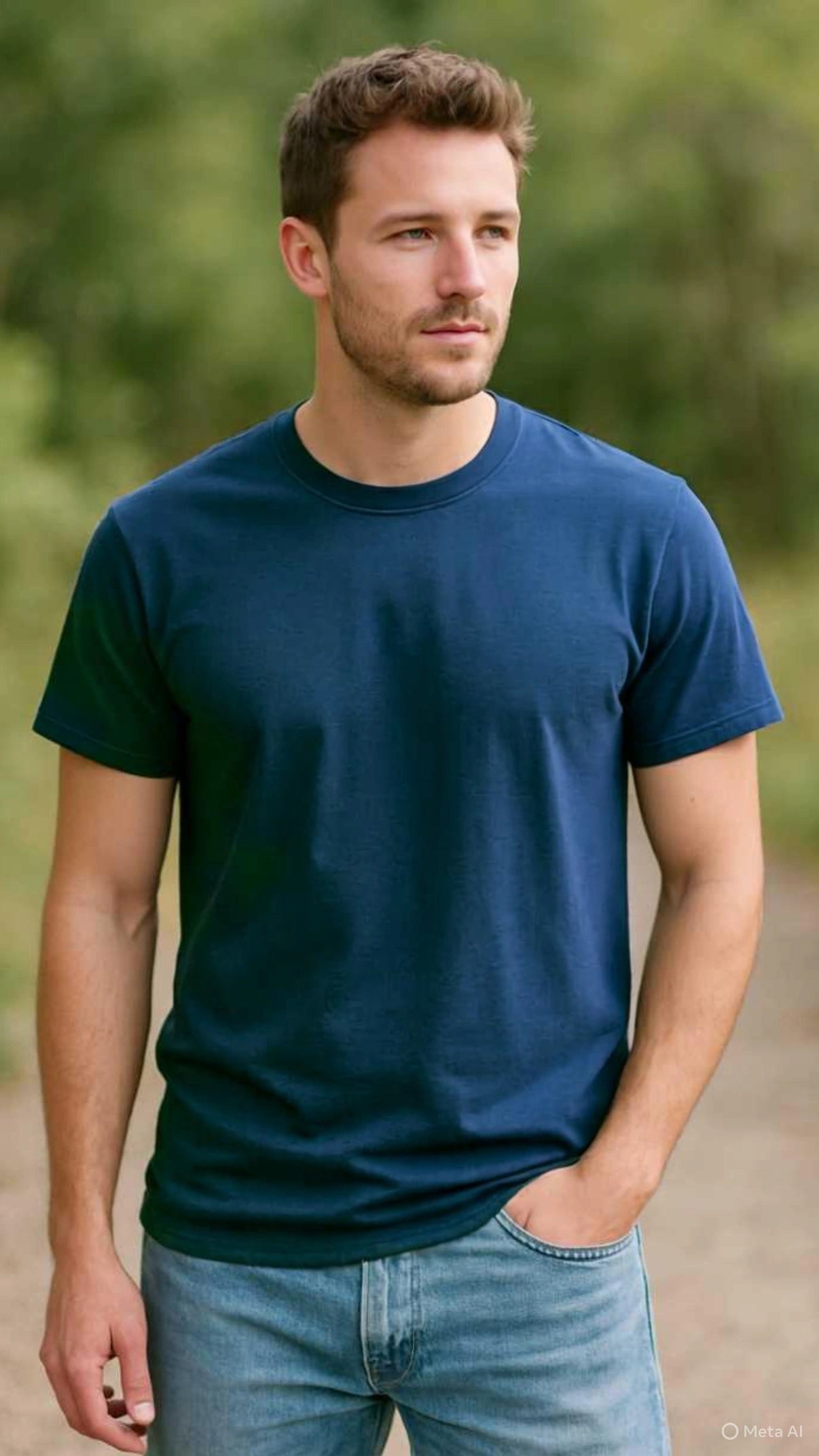 Classic Navy Blue T-shirt