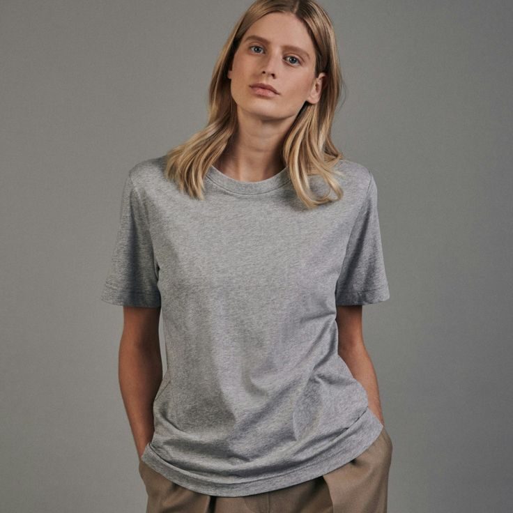 Classic grey tshirt for women