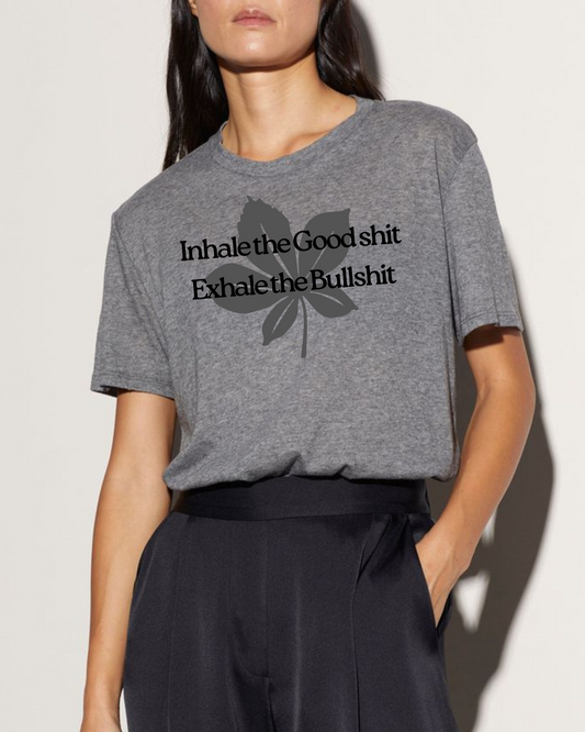 Printed Grey Regular Tshirt Women
