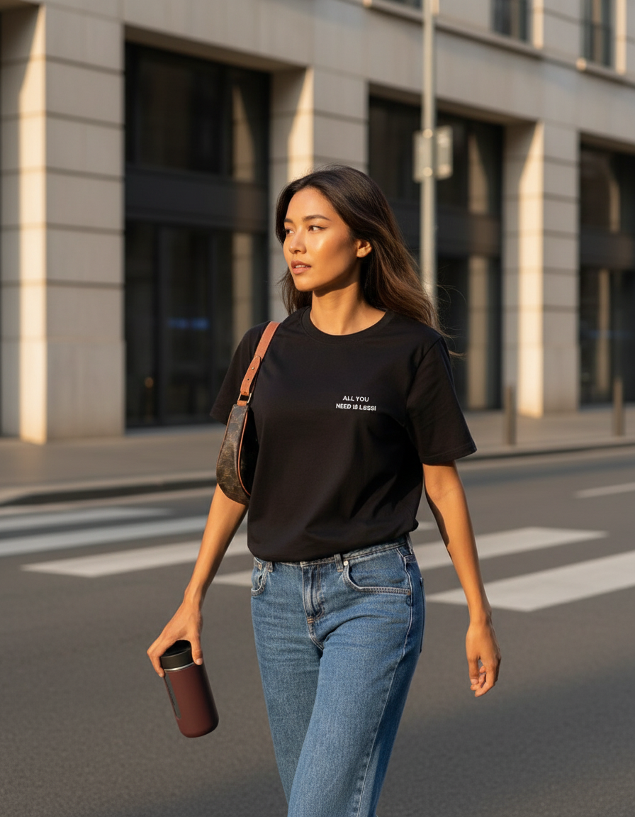 Black regular Tshirt Women