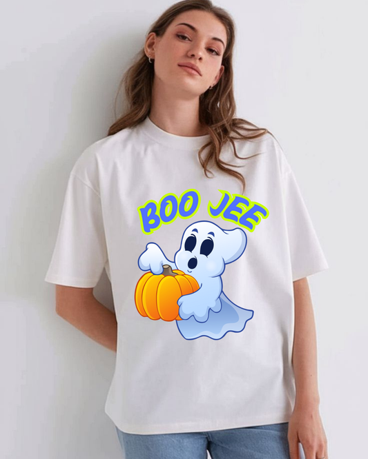 Boo zee Women Oversize Tshirt White
