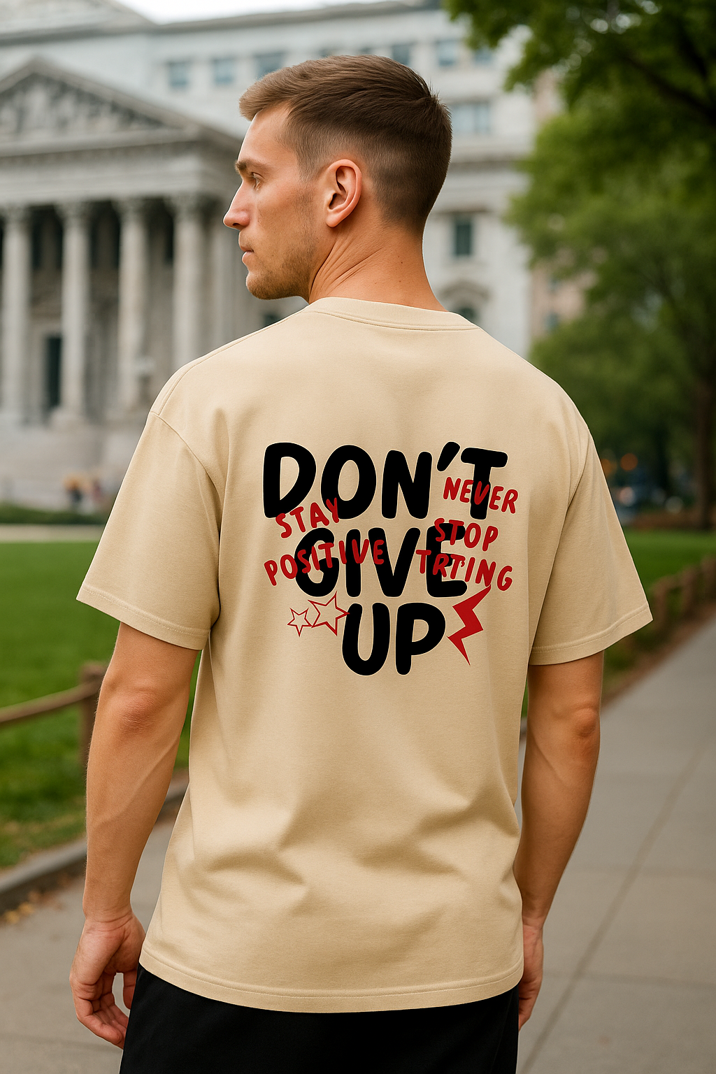 Don't give up Premium Oversized tshirt