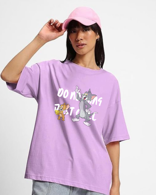 Tom & Jerry Oversized Women's T-shirt