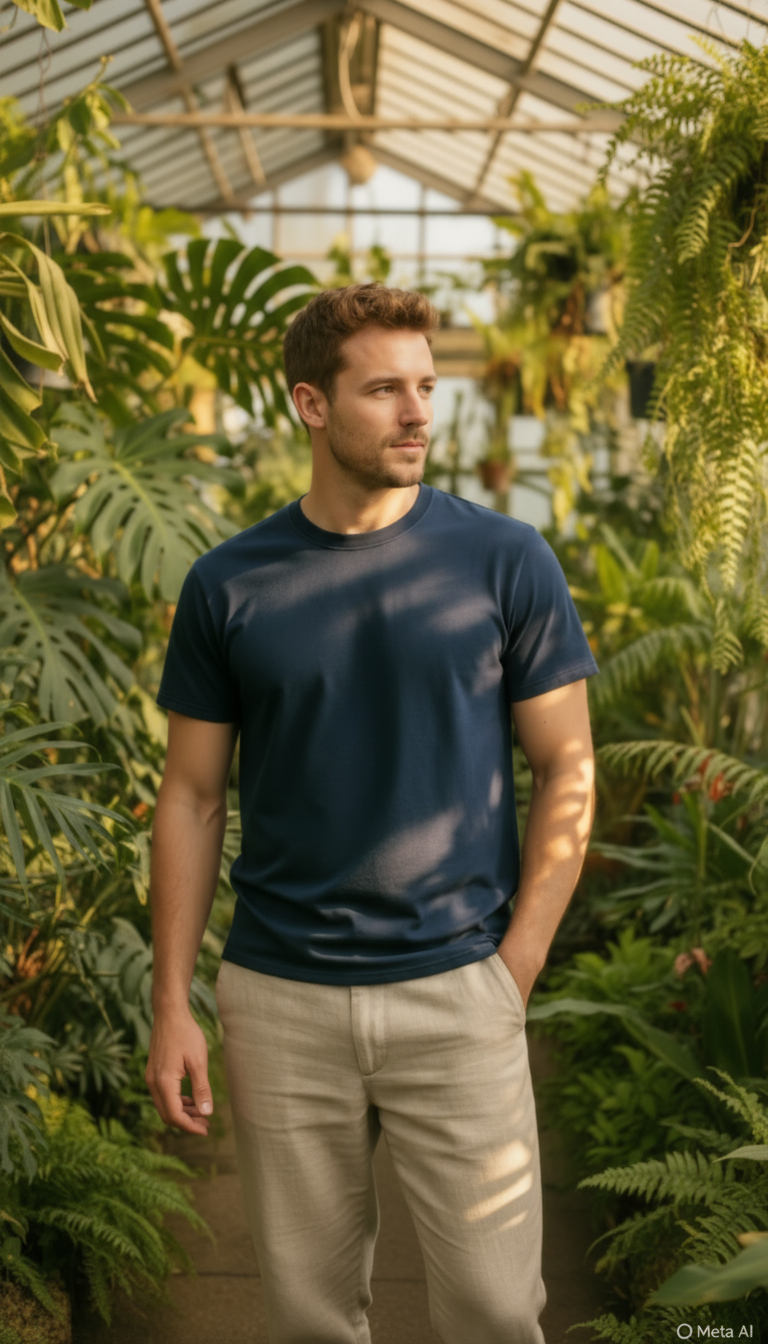 Classic Navy Blue T-shirt