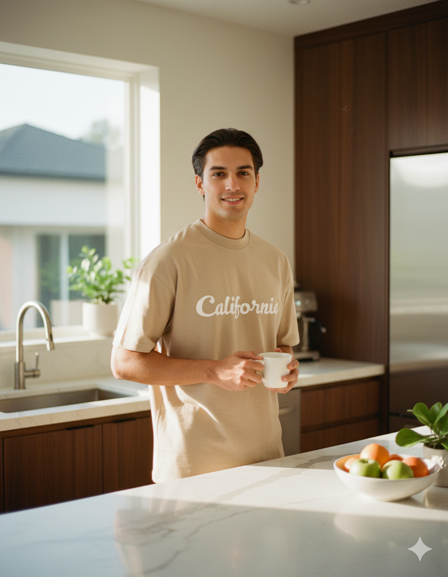 California Men's oversized T-shirt