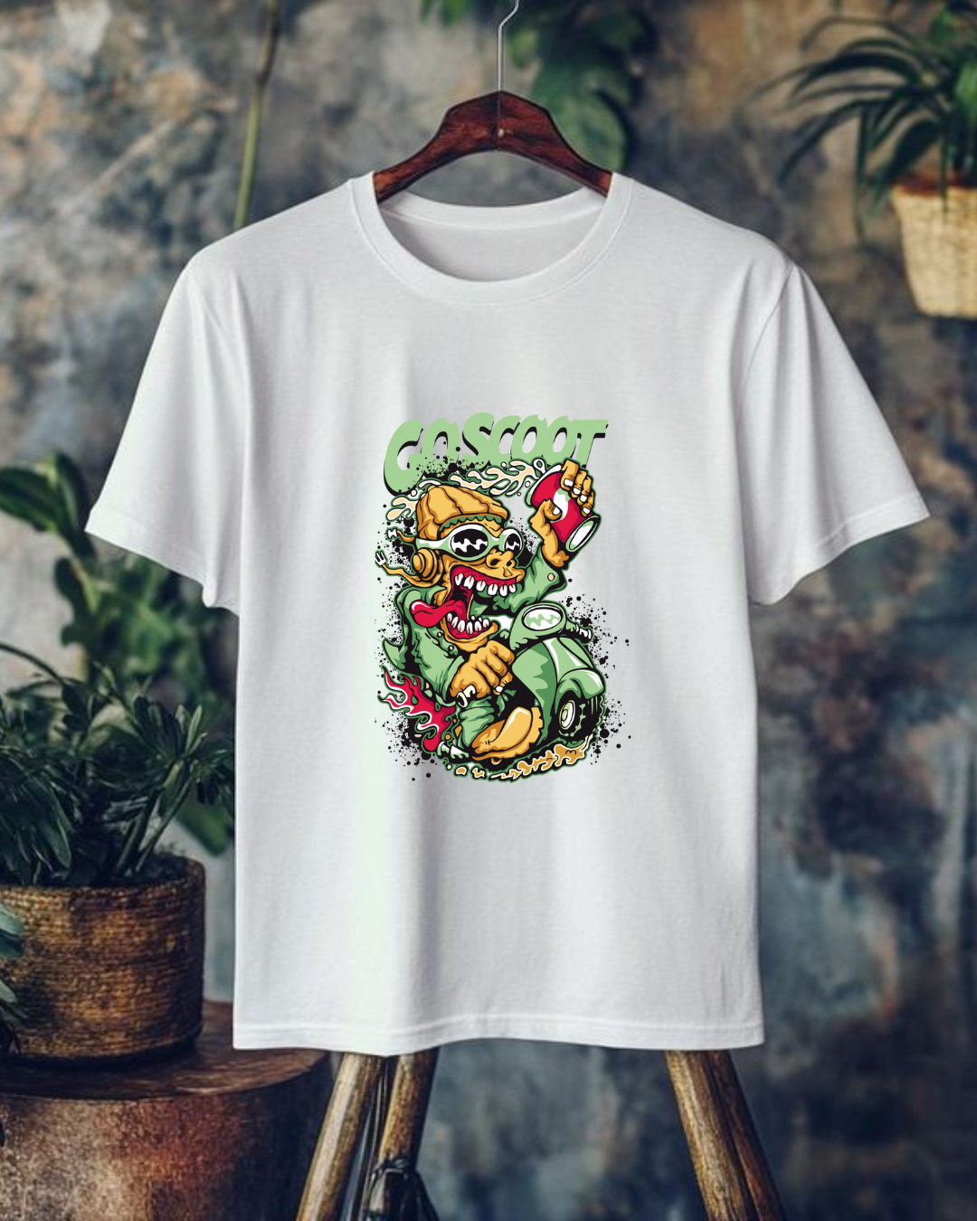 Go scoot premium oversized tshirt
