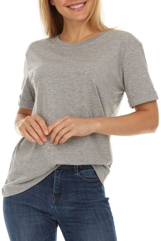 Classic grey tshirt for women
