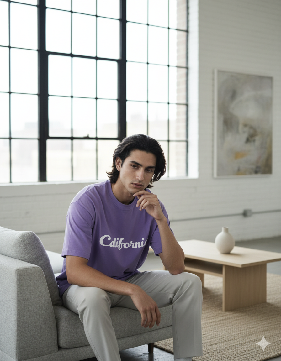 California Men's oversized T-shirt