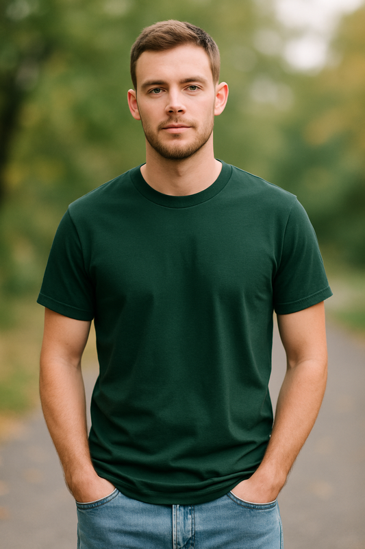 Classic forest green tshirt
