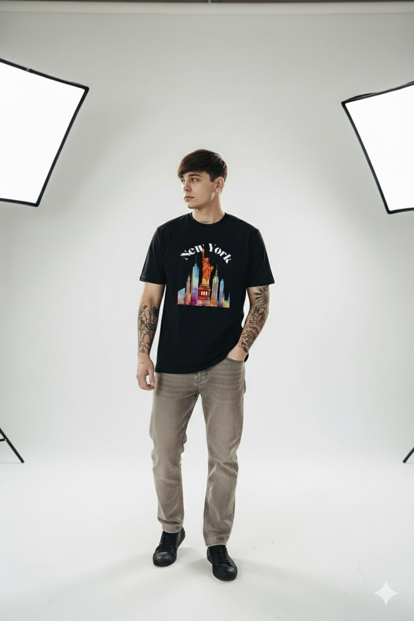 New york oversized TShirt for men