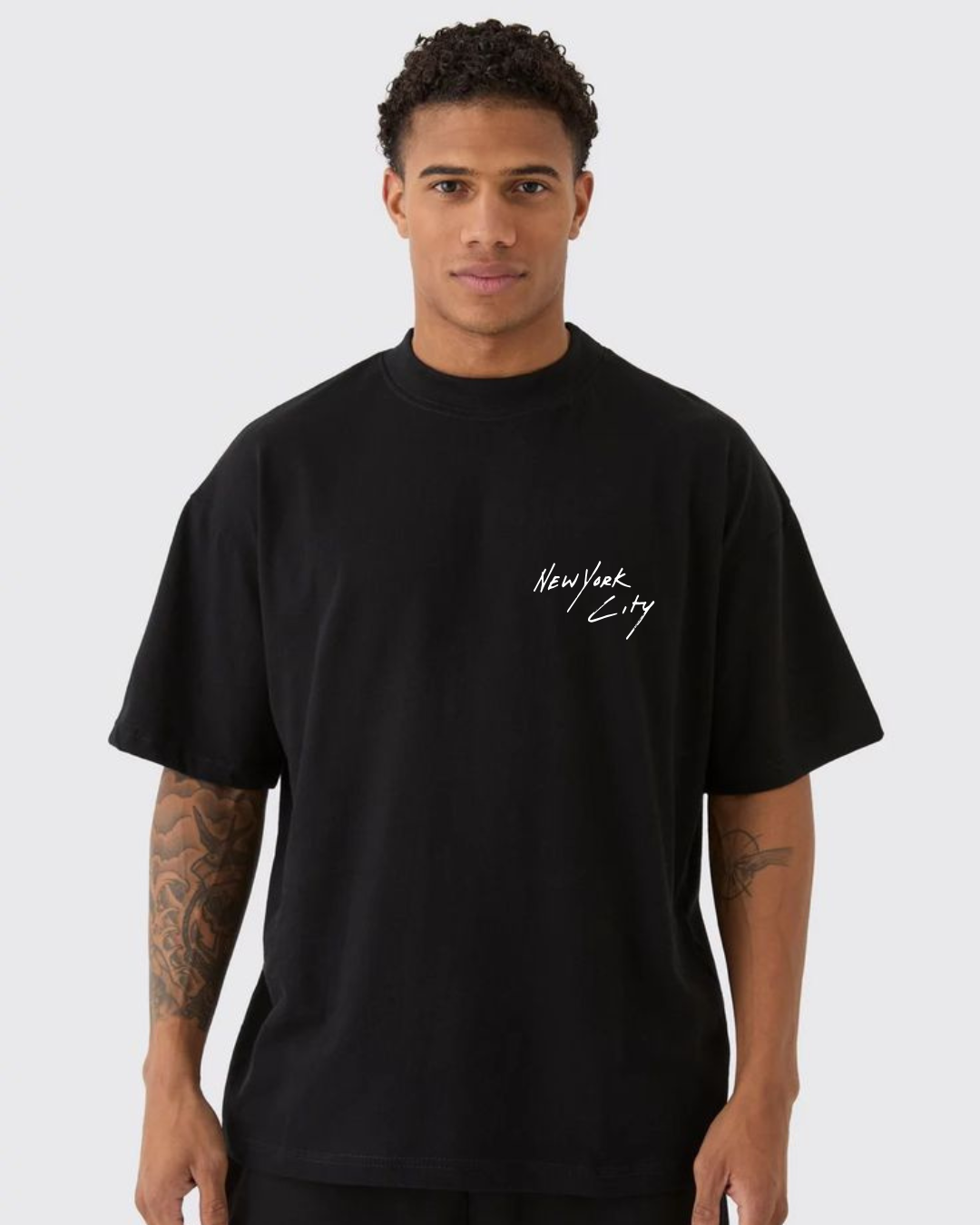 New York City oversized black tshirt