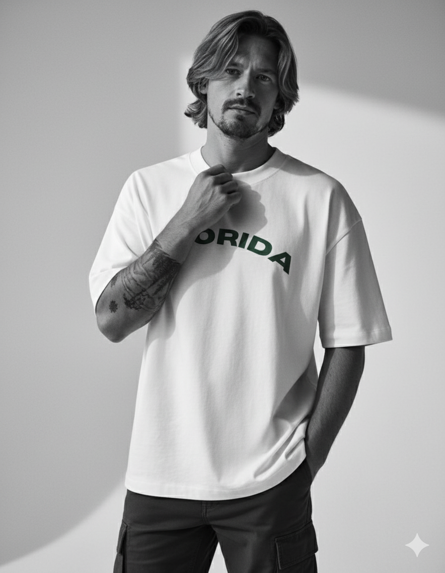 Florida Men's Oversized round neck T-shirt