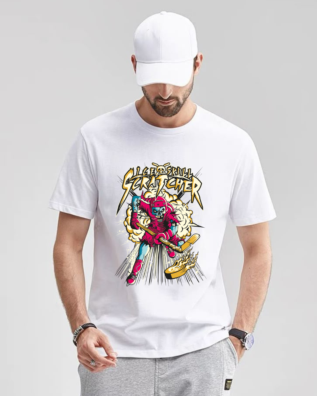 Ice Skull premium oversized tshirt